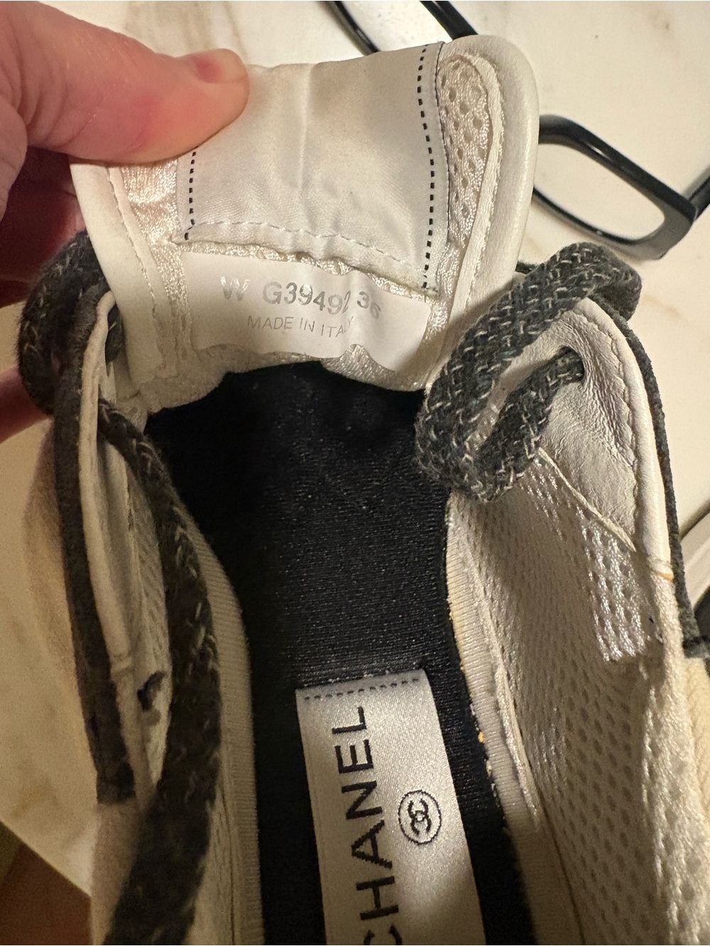 CHANEL Women’s Sneakers, two tone green from 2024 collection. Open to offers! 😊 - Picture 13 of 15